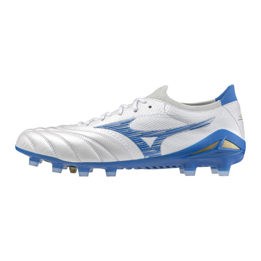 MIZUNO MORELIA IV MADE IN JAPAN WHITE BLUE